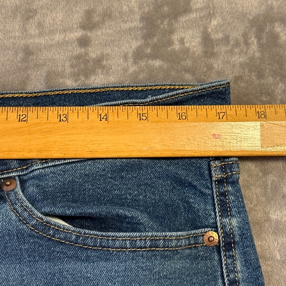 Levi's Signature Heritage Women's High Rise Straight Jeans Blue Size 16 - Picture 7 of 8